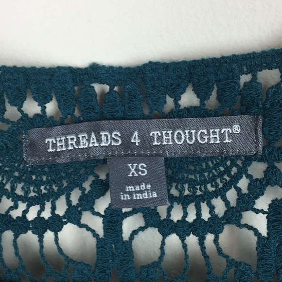 Threads 4 Thought - Tula Lace Detail Back Cardigan - Picture 3 of 8